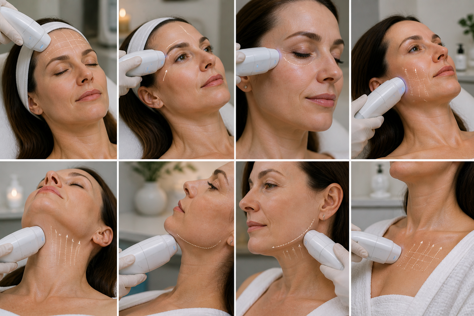 Targeted Facial Treatment Areas